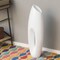 Tall Floor Vase, Modern White Large Floor Vase, 40-inch Vase, Decorative Lightweight Vase, for the Entryway, Dining Room, Living Room, or Bedroom